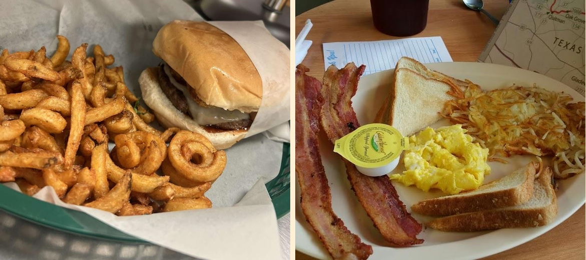 The Yantis Cafe Menu