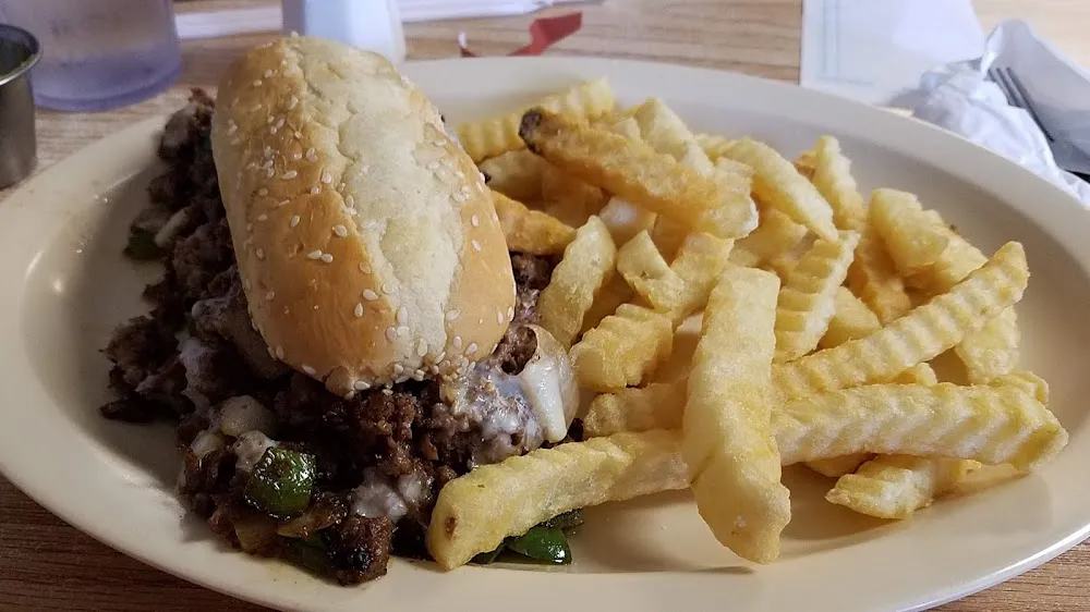Philly Cheese Steak and Fries